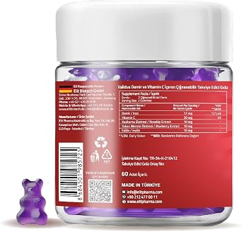 Validus Iron Vitamin C Rosehip Extract 60 Gummies