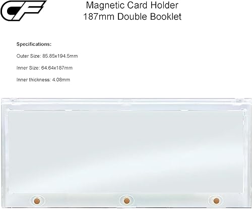 Miniatura 2 de Magnético One Touch para tarjetas horizontales de folleto doble de 7.362 in - Se adapta a National Treasures