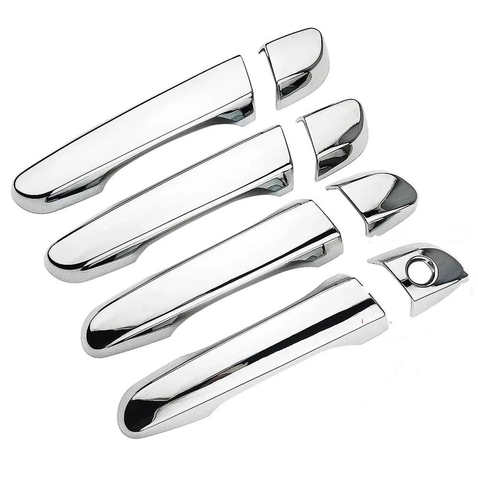 YSDSLS Sleek Door Handle for Hyundai for Creta IX25 2016-2018 Chrome Side Door Handle Cover Door Handle Bowl Frame Cover Trim Auto Part