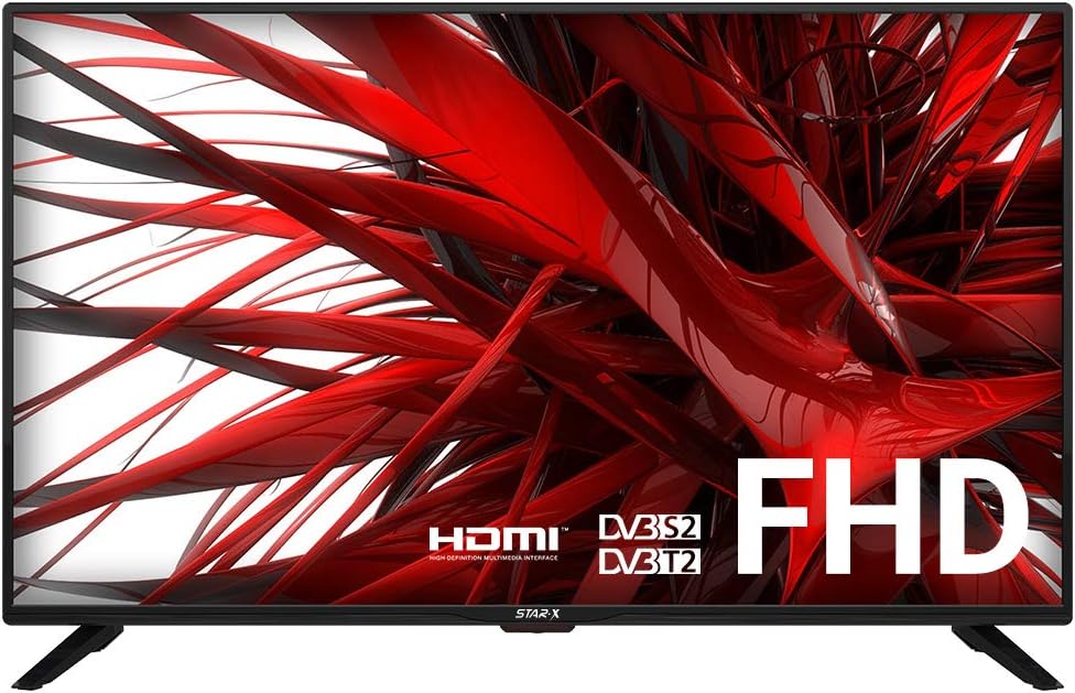 Star-X 43 Inch Full HD LED Standard TV With Built In Receiver - 43LF530V, Black