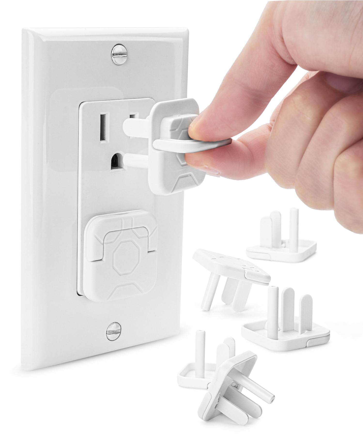 Bates Outlet Covers - Baby Proofing, 10 Pack, 3 Prongs, Child Proof