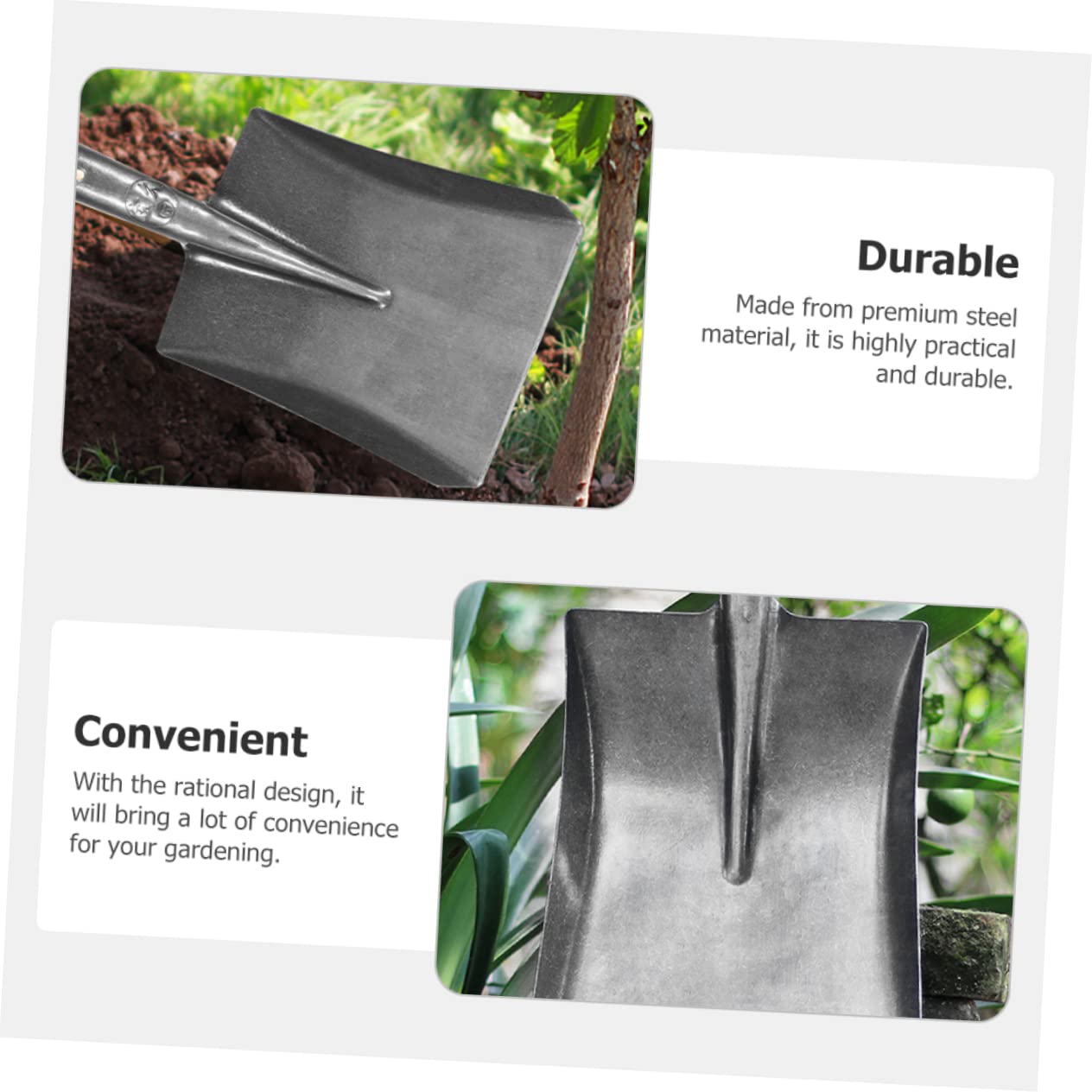 Toddmomy Gartenschaufel Aus Hochwertigem Material Robust Und Langlebig Zum Umpflanzen Pflanzen Und Lockern des Erdreichs Schneidfest Und Rostfrei