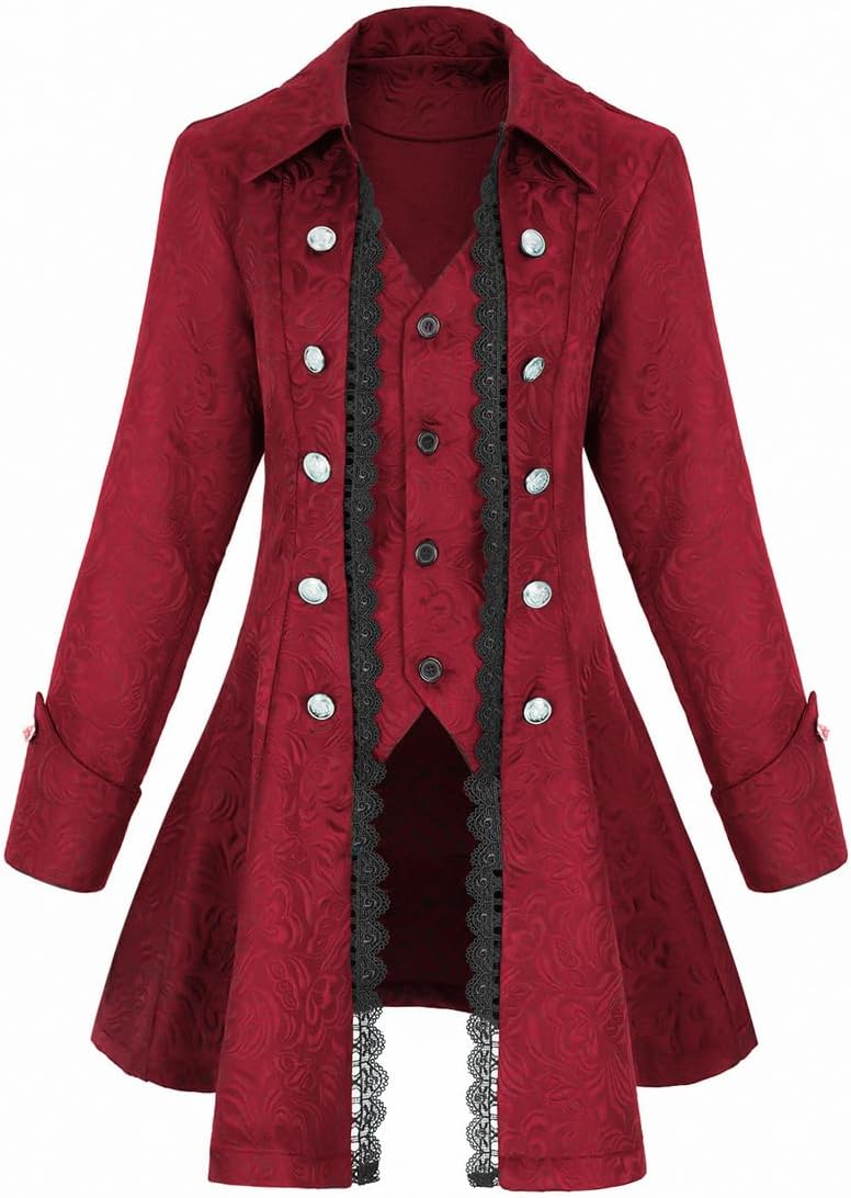 Women's Gothic Steampunk Victorian Renaissance Medieval Jacket