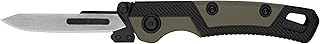 Kershaw Lonerock RBK2, New Skinning and Caping Folding Knife, 2.8 inch Replaceable Surgical Blades, Includes Sheath and Extra Handle