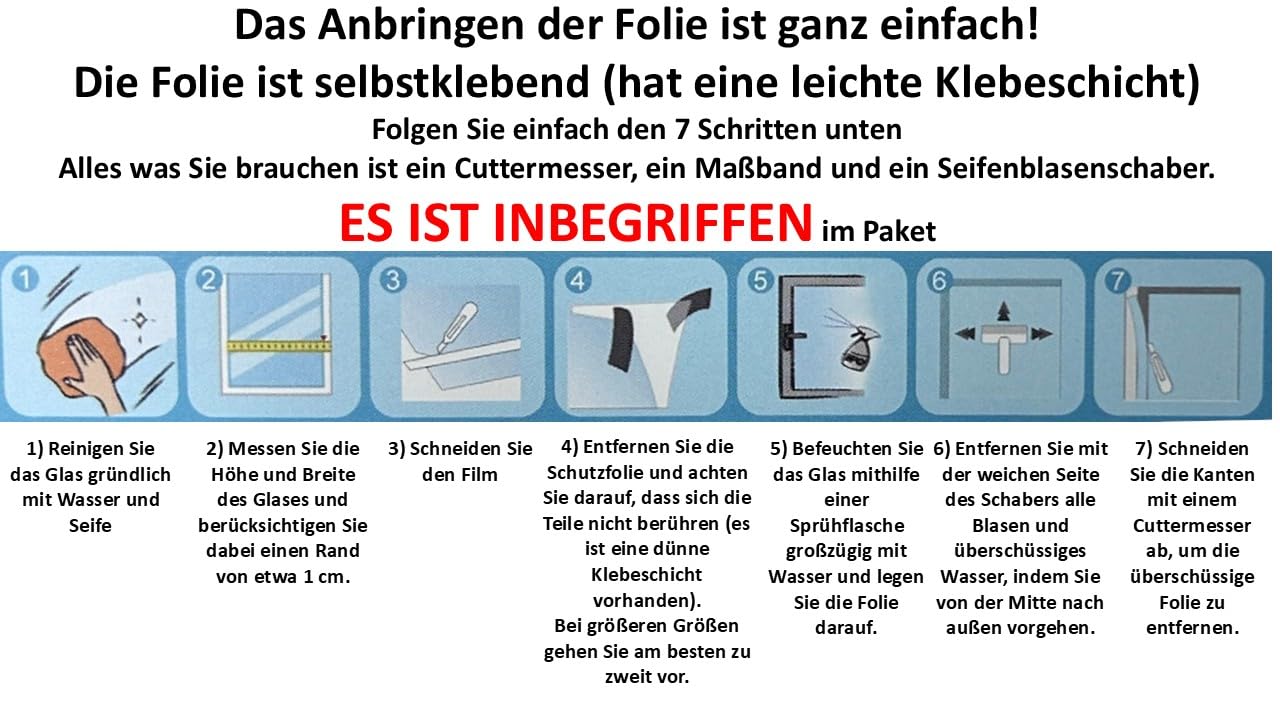 Sonnenschutzfolie für Fenster, wärmeisolierend, große Abstufungen, professionelles Nano-Carbon, verdunkelnd, Anti-UV, thermische Effizienz, Privatsphäre, Hitzekontrolle, selbstklebend (Transparent-70%