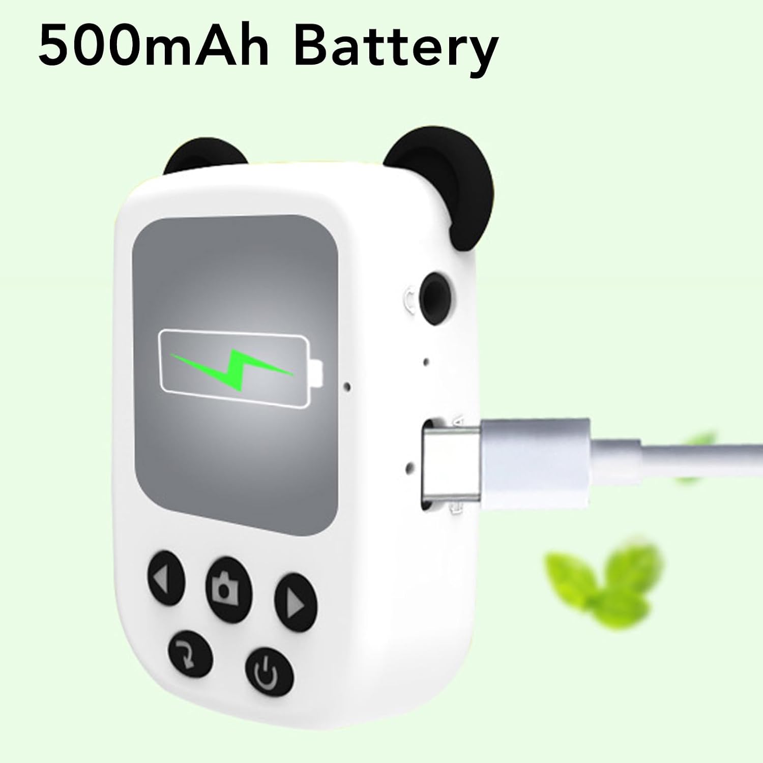 Cute Kids Camera,1.4 Inch Screen Panda Shape 12MP 1080P Video Children Digital Video Camcorder Camera with MP3 Function, Chritmas Birthday Festival Gift