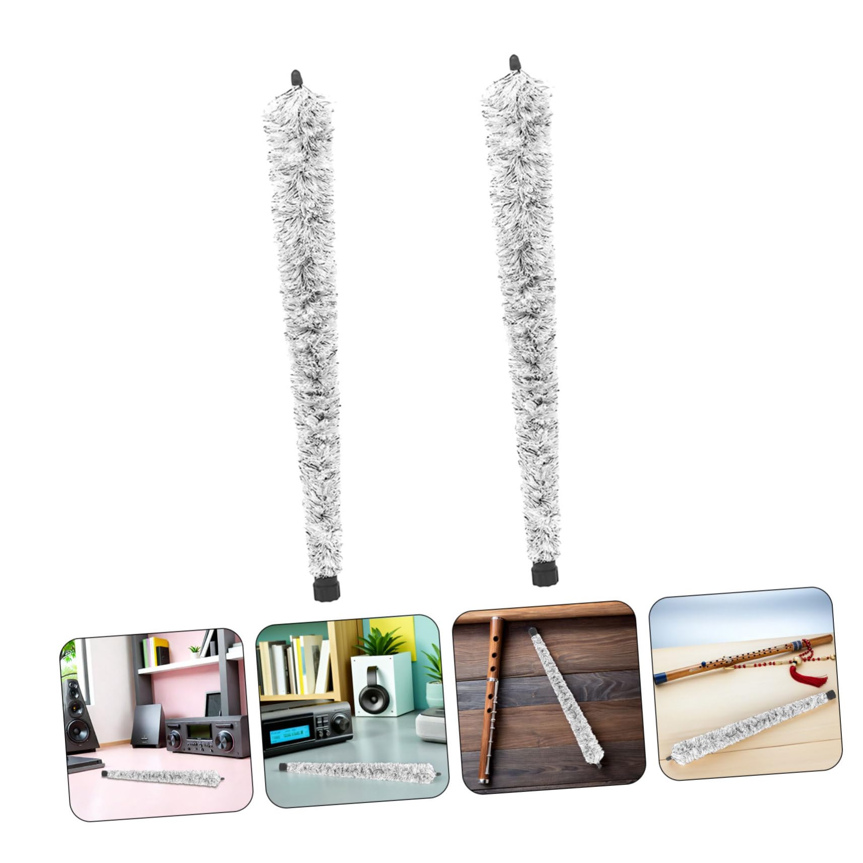 Spazzola Pulizia Sax Contralto 4 Pezzi Accessorio Manutenzione | Cotone e Metallo, Design Compatto Portatile, per Aule Musicali ed Eventi All'aperto