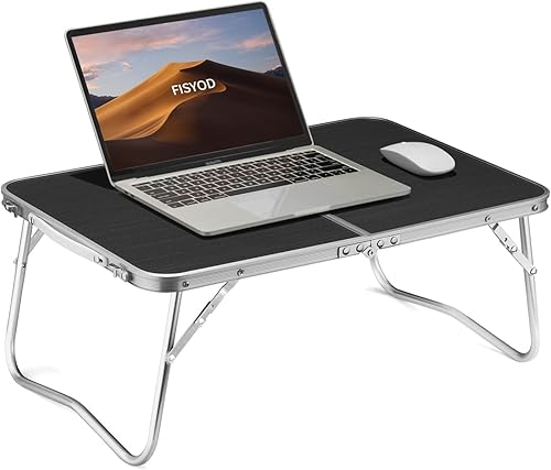 FISYOD Mesa plegable para laptop, mesa de cama, mesa de regazo, mesa de bandeja de desayuno, mini mesa portátil de picnic, mesa de dibujo de