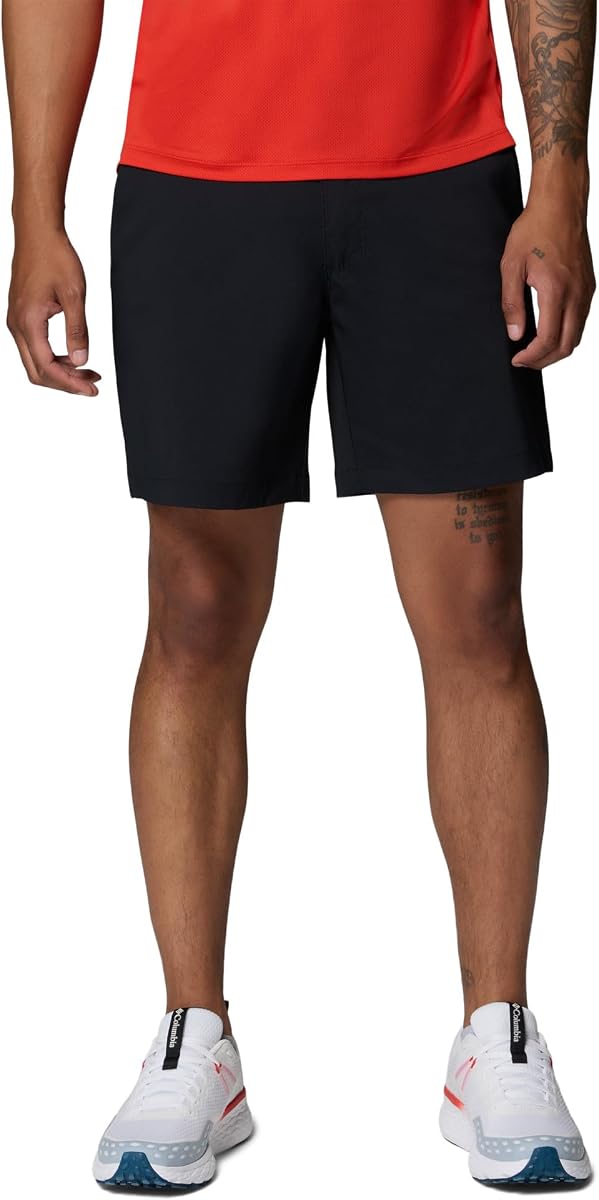 Columbia Tech Trail Utility Short para hombre, negro, 38 x 9