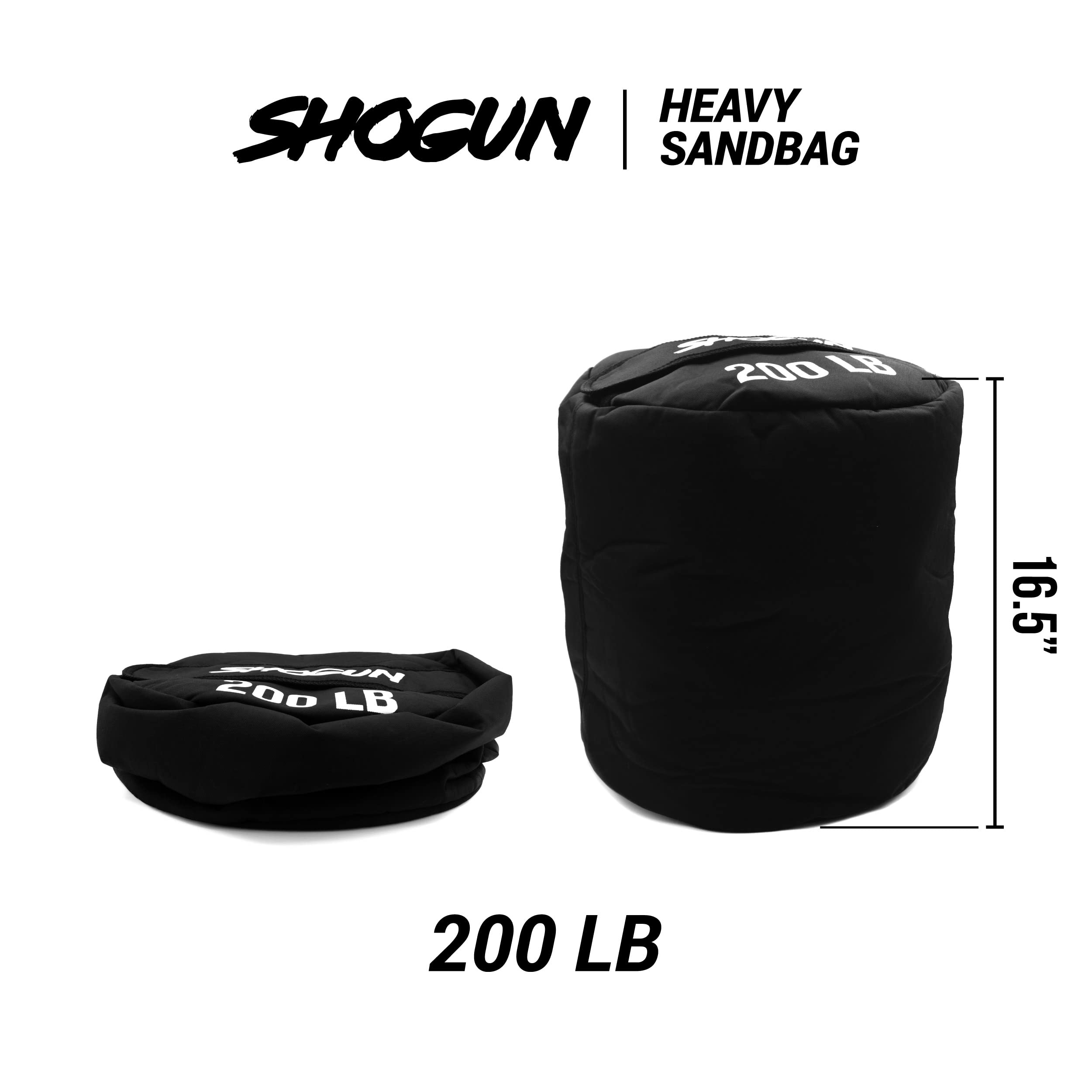 Shogun Sandbags for Working Out – Heavy Duty Workout Sandbag for Weight Training, Cross Training, Strongman, Fitness & Military Use – Adjustable Exercise Sand Bags for Full Body Training