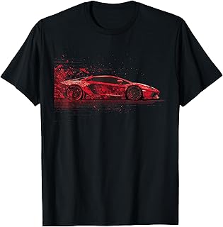 Supercar Exotic Italian Sports Car Graphic T-Shirt