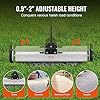 VEVOR 55Lbs Rolling Magnetic Sweeper with Wheels,Push-Type Magnetic Pick Up Sweeper, 36-inch Large Magnet Pickup Lawn Sweeper with Telescoping Handle, Easy Cleanup of Workshop Garage Yard