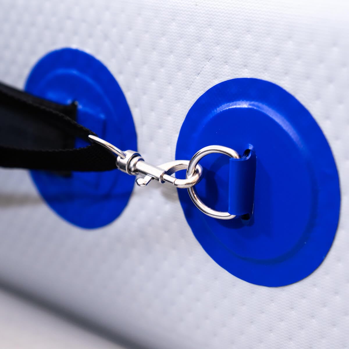 No Stress Kajak Einsitzer 350 cm I Inflatable Kajak mit Dropstitch-Technologie I Hervorragender Richtungstabilität, 3-Kammer-System I Inkl. Paddel, Sitz, Pumpe, Finne, Rucksack, Repair Kit