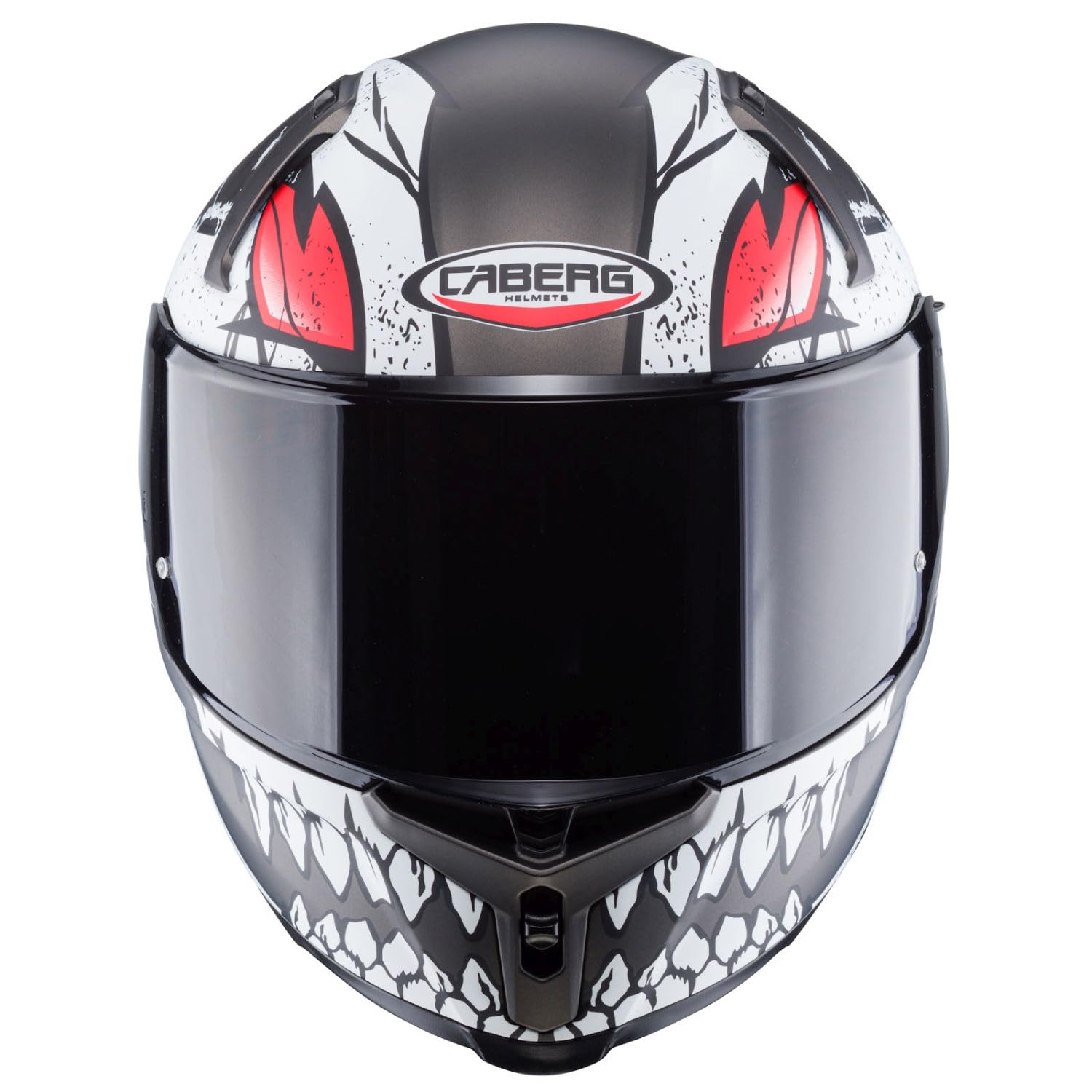 CABERG AVALON X PUNK MATT GREY / WHITE / RED XS CASCO INTEGRALE