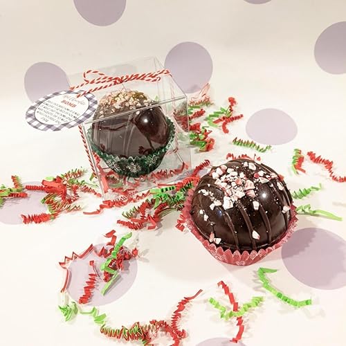 Miniatura 2 de XINHPKGG 50 cajas de recuerdo transparentes de 3 x 3 x 3 pulgadas, cajas de macarrón, caja de regalo transparente, cajas de pastel con agujero