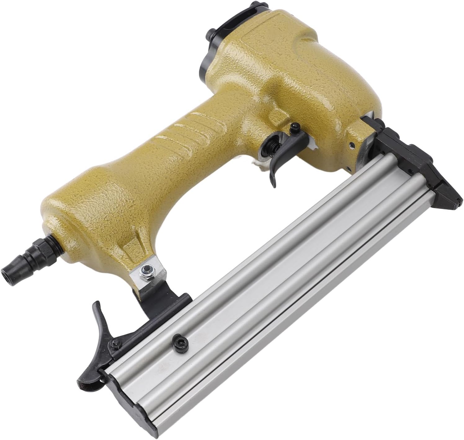 Pneumatic Efficient Work Saving Air Nail for Woodworking Floors Picture Frame for DIY Projects Aluminum Iron 1289G