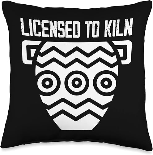 Pottery Not In A Barn Licencia para hornear cerámica, 16 x 16 pulgadas, multicolor