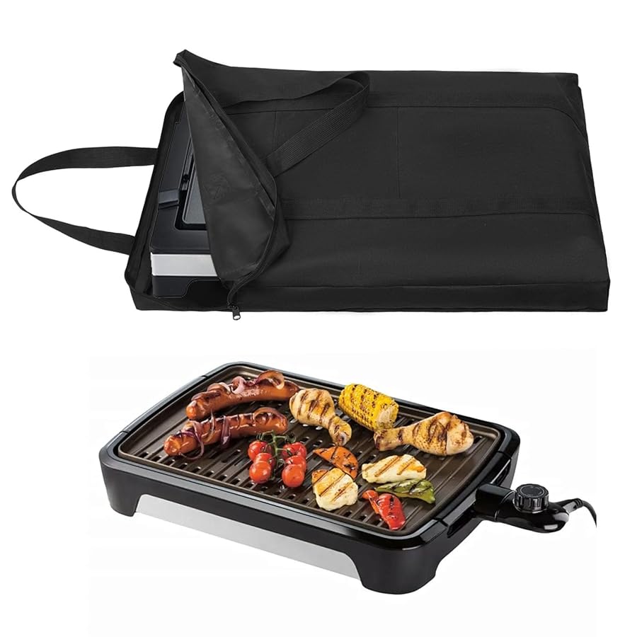 Waterproof Griddle Storage Bag for 300 Series & Flat Top Griddle, Durable Grill Protective Cover Bag for Outdoor & Indoor, Easy to Use, 26" L x 19" W x 2" H, Black - image 3