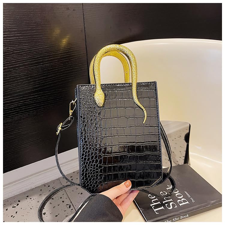 Mayred Classic Bright Leather Print Personalized Mini Wallet Elegant Handbag Retro One Shoulder Crossbody Bag for Women4