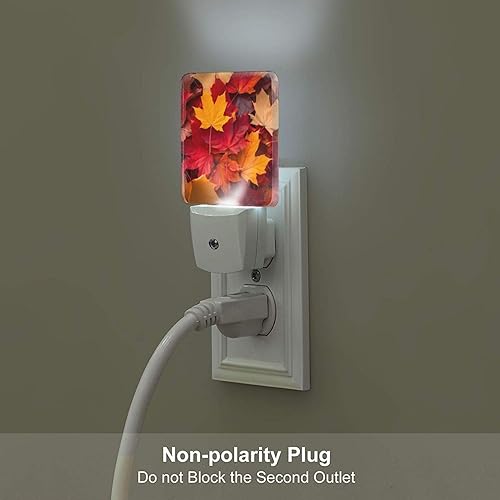 Miniatura 5 de Nameapo Paquete de 2 luces LED de noche enchufables con sensor automático, juego de 2 para dormitorio y baño