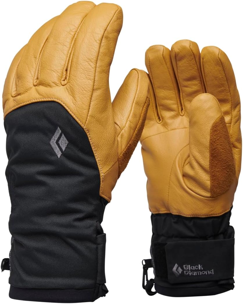 BLACK DIAMOND Men's Legend Gloves | Includes Gore-TEX Waterproof Protection | Primaloft Gold Insulation | Premium Leather Ski & Snow Gloves