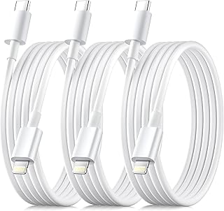 Gourde USB C to Lightning Cable 3FT-3Pack [ Apple MFi Certified] iPhone Charger Cable USB Type C to Lightning Fast Charging Cable for iPhone 14 13 12 Pro Max 11 Pro Max XS XR X 8 iPad/AirPods Pro