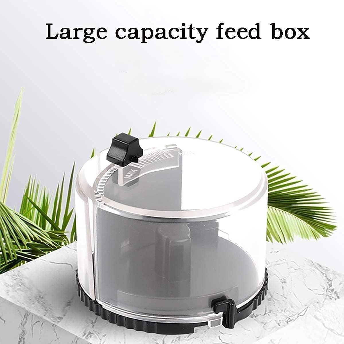 Fish Feeder Automatic Fish Feeder Aquarium Food Dispenser,Moisture-Proof Electric Auto Fish Feeder,Fish Food Vacation Feeder Timer Fish Food Dispenser for Small Fish Turtle Tank or Aquarium,Auto Feedi