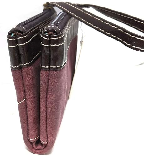 Vista 7 de CHALA GEMINI - Bolso bandolera de piel sintética para regalo con doble cremallera