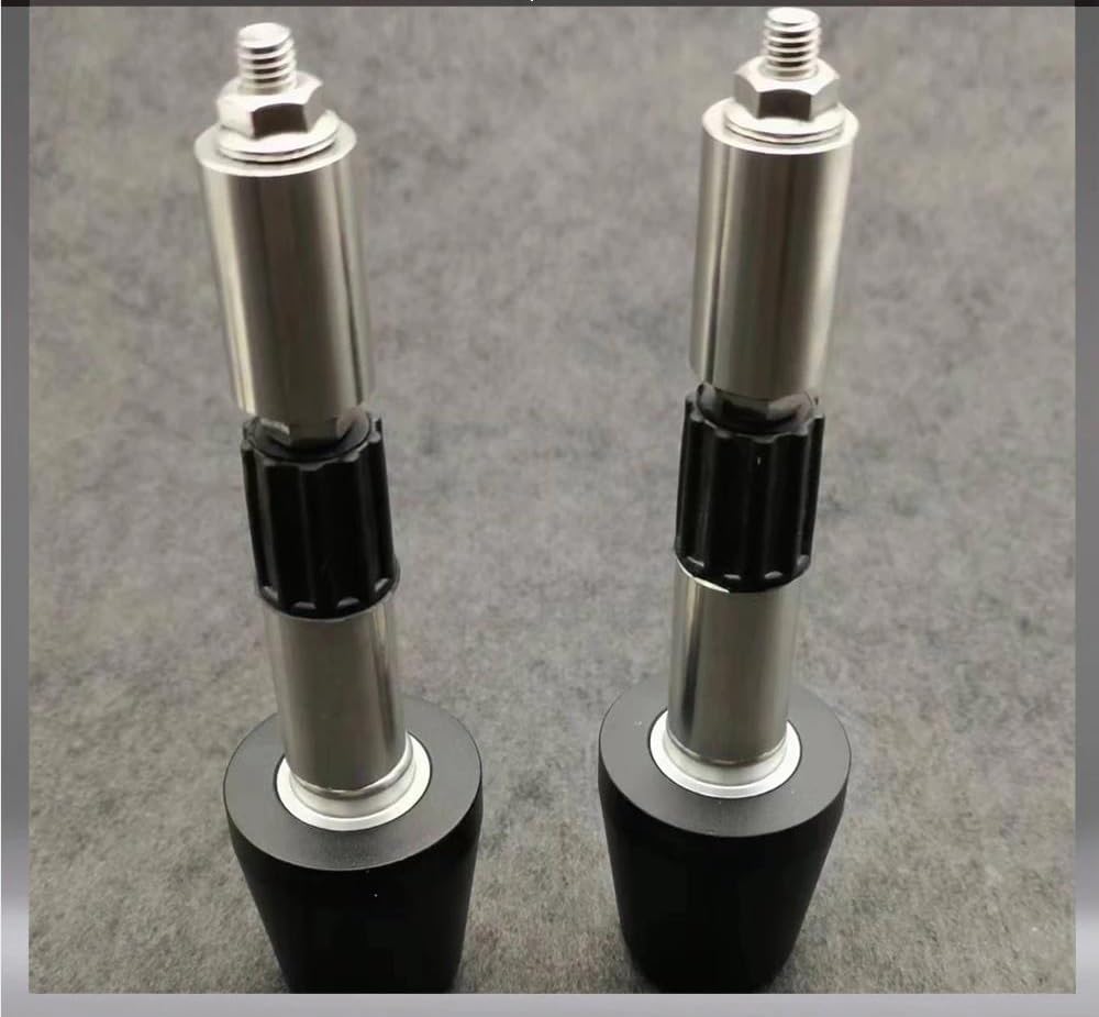 Pesi Slider Manubrio Moto 18mm-22mm Tappi Terminali Barra Impugnatura Accessori | Per Ducati(Argento)