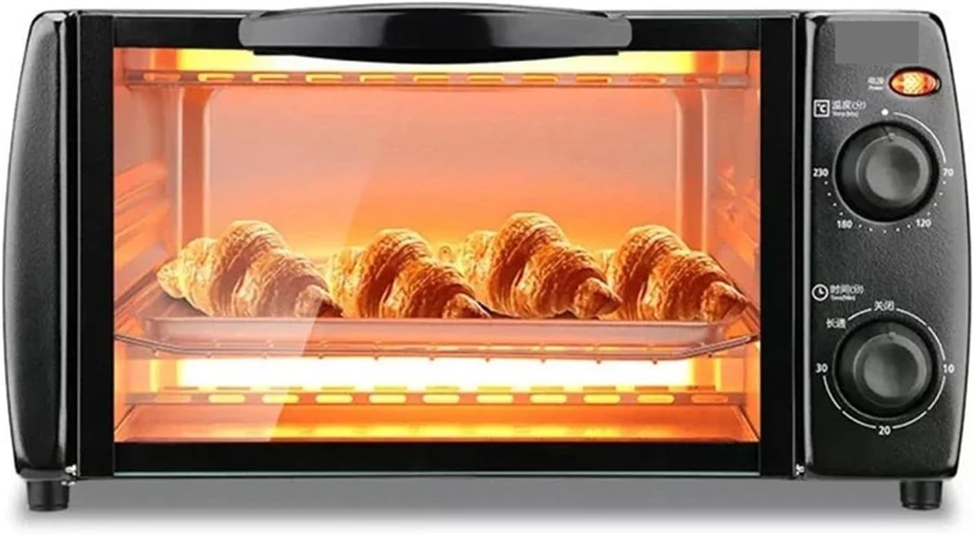 Multifunctional Small Electric Oven Household Mini Independent Temperature Control Mini Oven Baking Cake Kitchen Accessories(US)