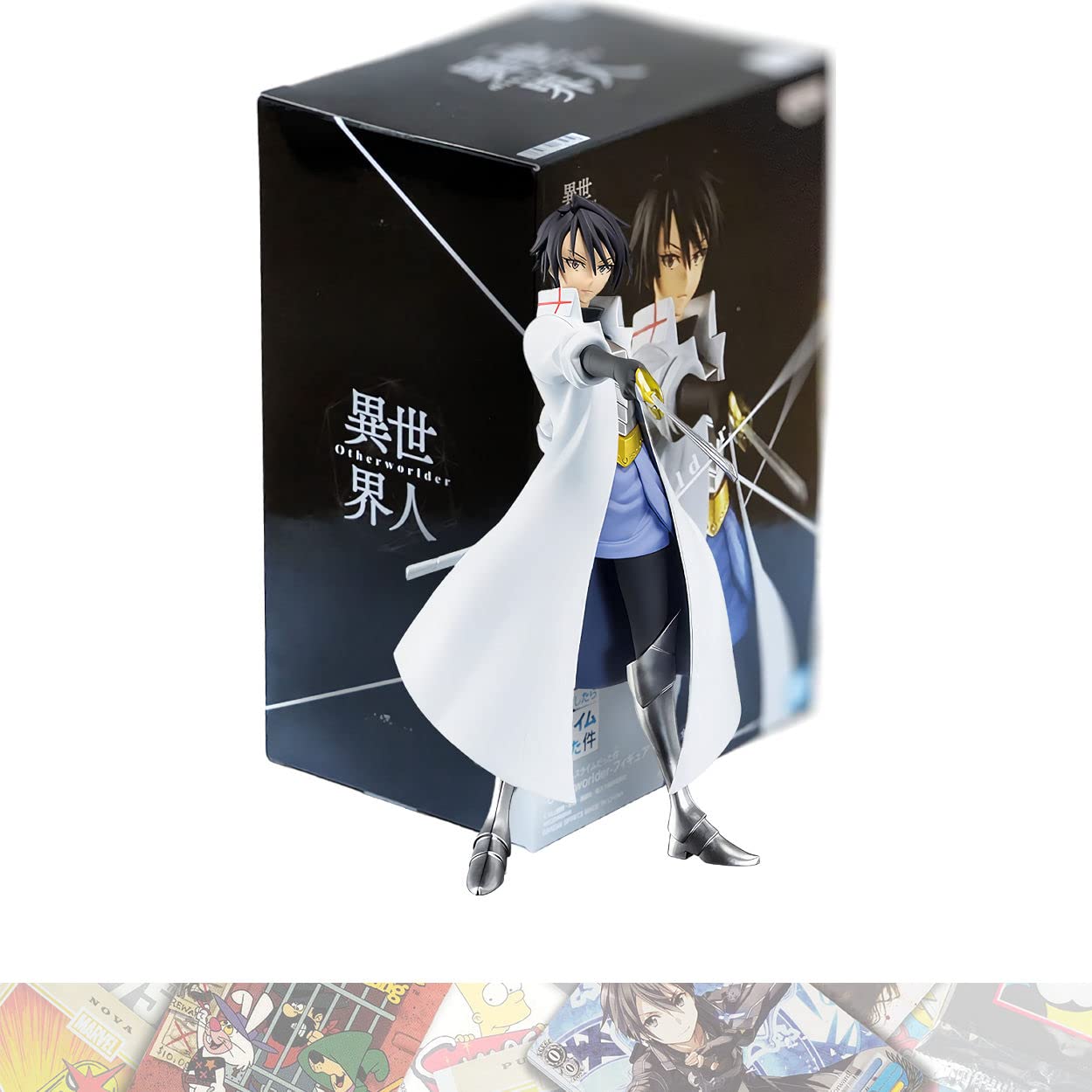 Banpresto Hinata Sakaguchi [B]: 17cm Otherworlder Statue Figurine Vol.13 Bundled with 1 A.C.G. Compatible Theme Trading Card (18595)