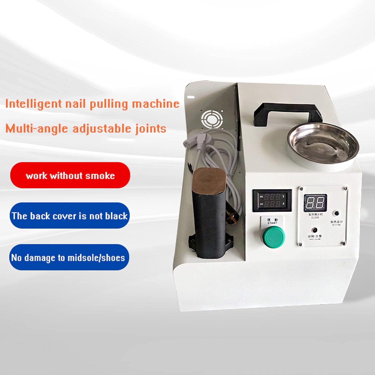 Heeling Machine, Intelligent Single Heel Heel Pulling Machine Nail Pulling Machine Double Station Heeling Machine