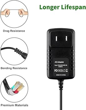 AC Adapter Charger Compatible with Kramer VP-426C 18G MegaTools 4K HDMI/USB-C/PC Scaler PSU