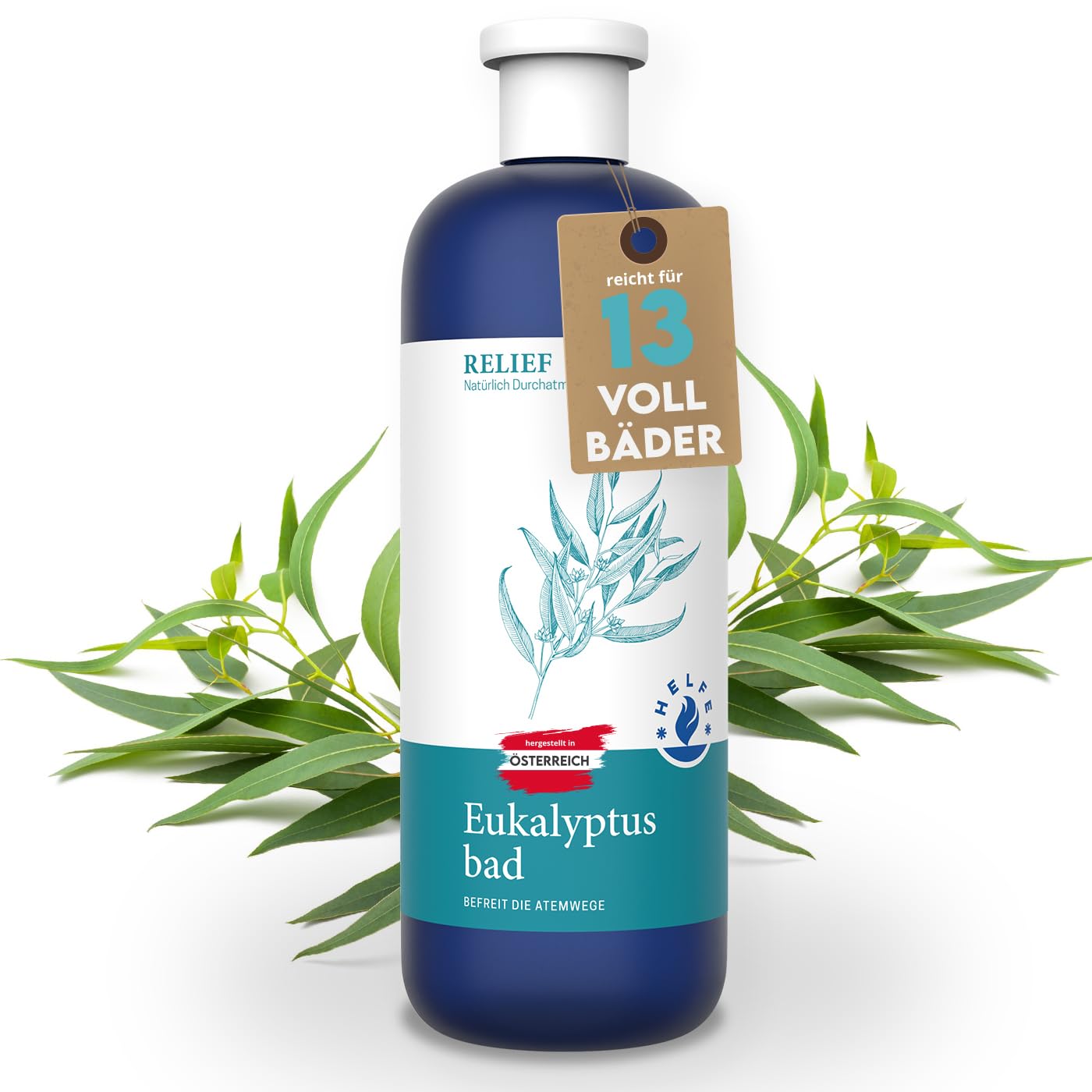 Kąpiel przeciw przeziębieniom (200 ml) – bardzo skuteczna kąpiel eukaliptusowa do łagodzenia objawów kataru – uwalnia drogi oddechowe – receptura farmaceutyczna z Austrii