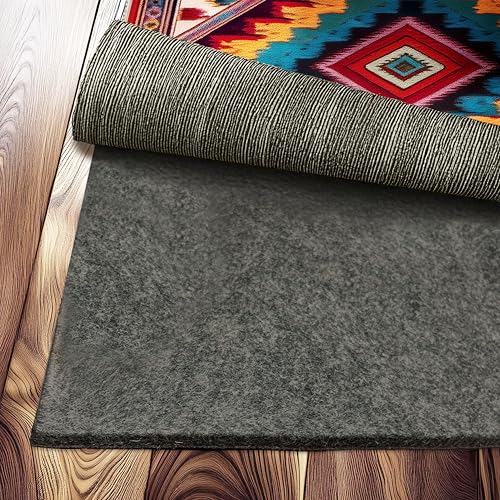 Nevlers 3x5 Rug Pad Non Slip Rug Stoppers to Prevent Sliding | Rug Grippers for Area Rugs on Hardwood Floors & Hard Surfaces | 1/4" Thick Dual Layer Felt & Rubber No Slip Rug Grip Pad & Carpet Gripper -  NH-1Y