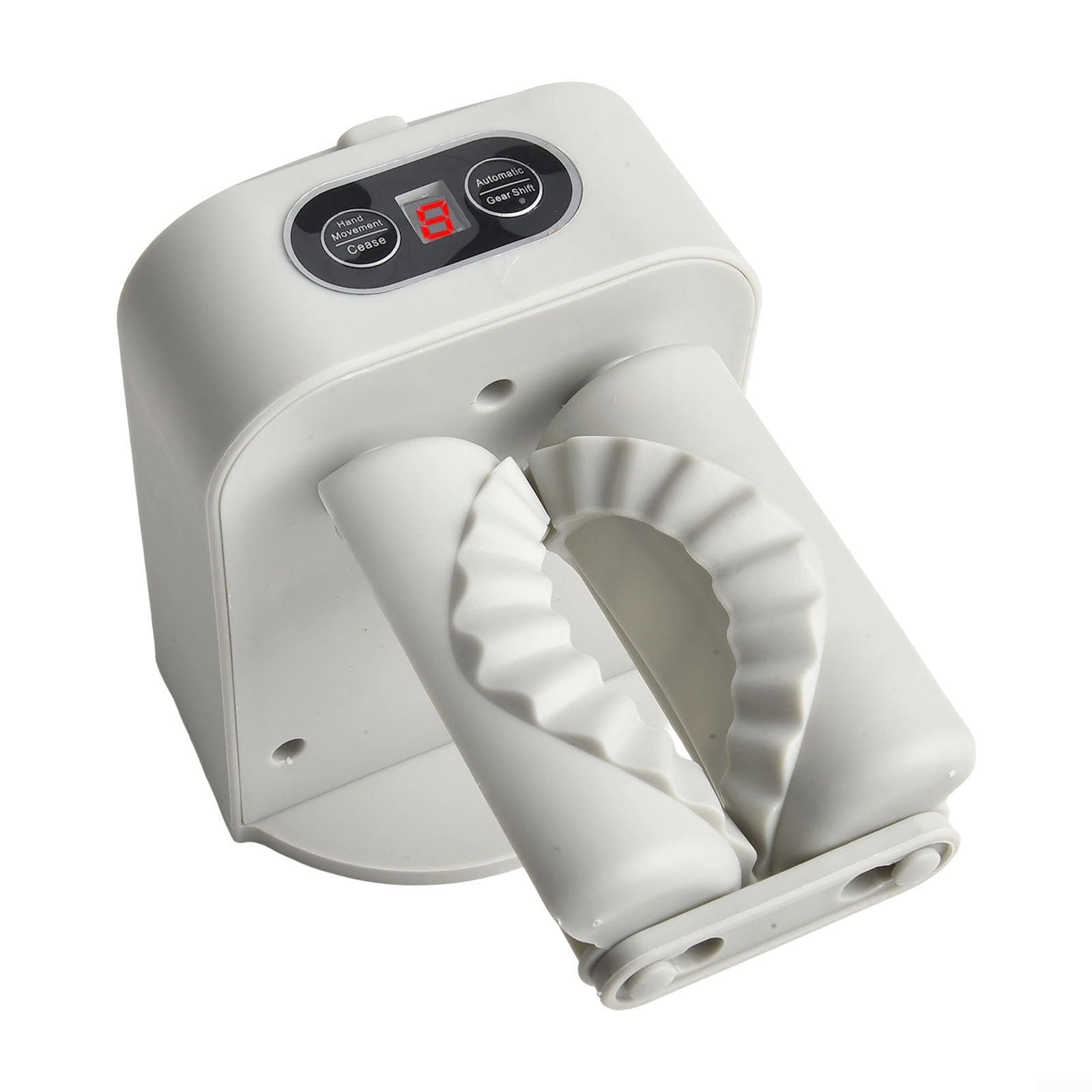 Electric Ravioli Shaper Automatic Dumpling Maker Machine For Home Kitchen DIY Parent-Child Activities, Gray,With Non-Slip Base