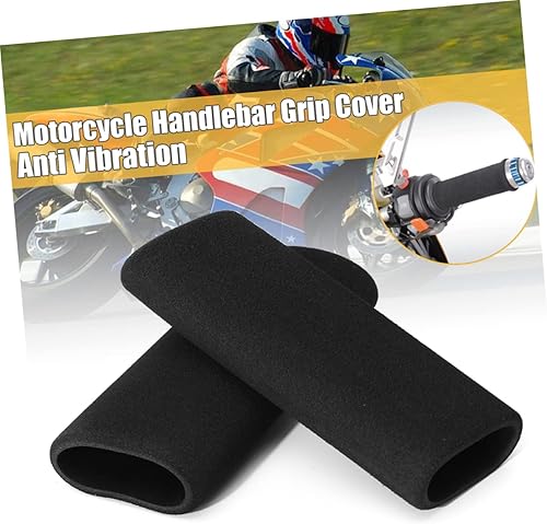 Miniatura 5 de COOLHIYA Empuñaduras de esponja para mango de bicicleta, agarre de espuma, empuñaduras portátiles para motocicleta, agarre de amortiguador, agarre