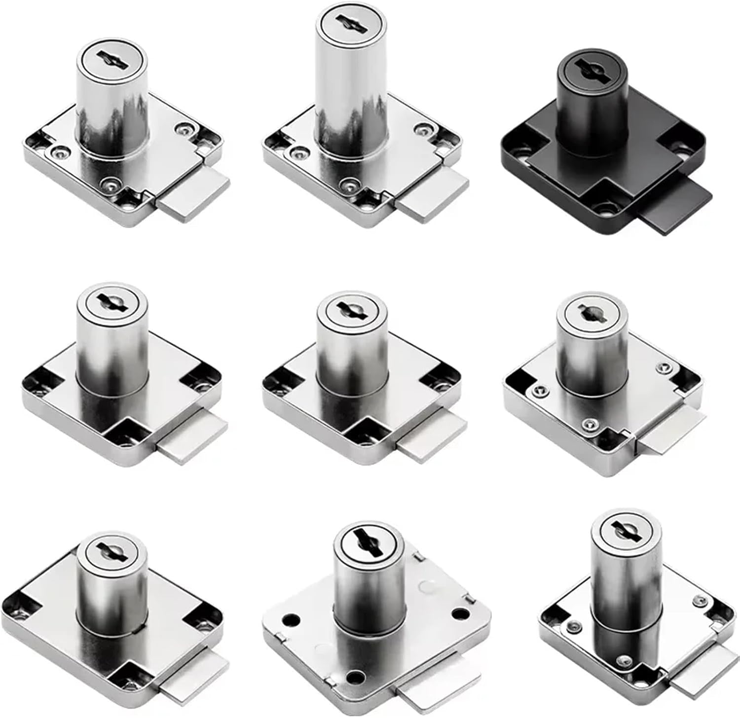 Cabinet Drawer Latch Locks Furniture Door Lock Hardware Solid 1Pcs(19x32)