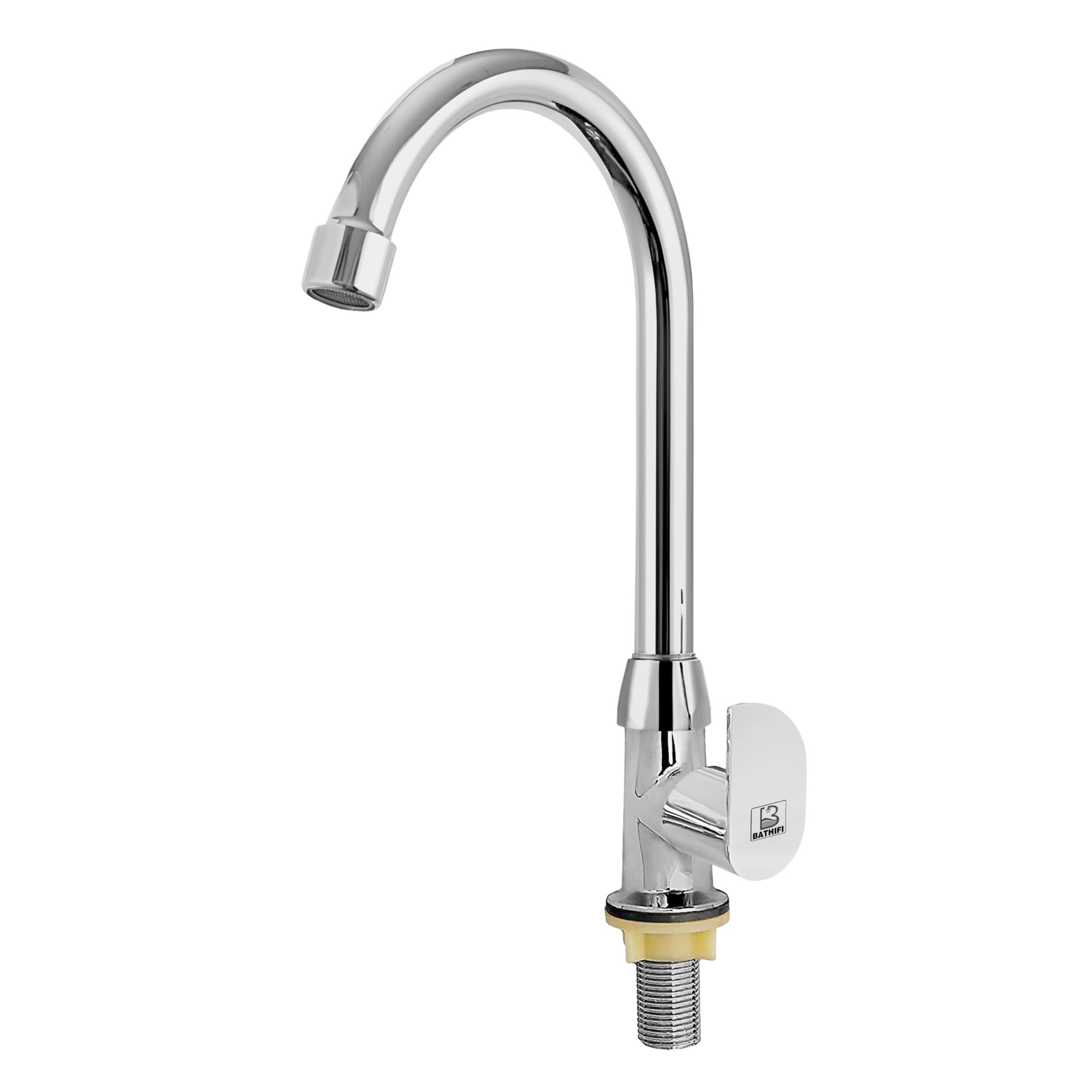 BATHIFI Zinc Swan Neck Faucet Chrome Plated Sleek Elegance with Lasting Durability for Enhance Your Decor (B0CM5STJT8) Amazon Price History, Amazon Price Tracker