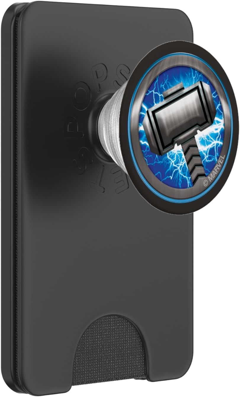 Marvel Thor Hammer Icon PopSockets PopWallet for MagSafe