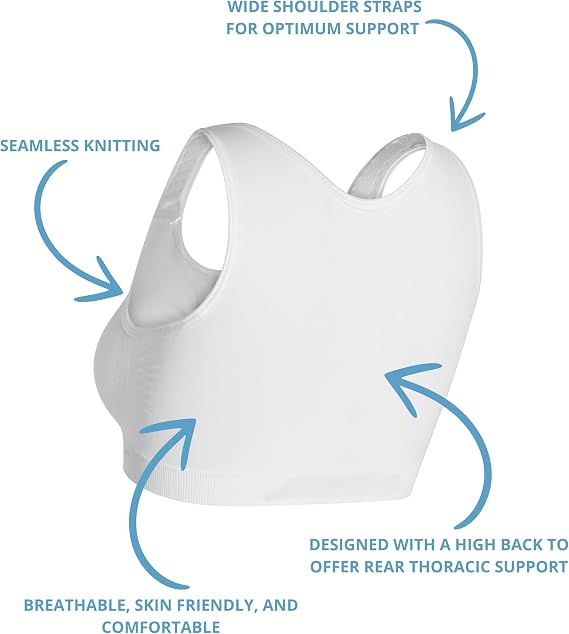 CAREFIX Bree Post Breast Augmentation Bra | Comfortable Post Breast Reduction Surgery Bra