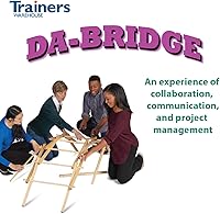 Vista 3 de Trainers Warehouse The Davinci Bridge Team Challenge - DaBridge™ Una divertida actividad de colaboración y formación de equipos Construye un