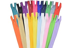SHRJ 40-Piece Nylon Invisible Sewing Zippers: The Ultimate Crafting Companion