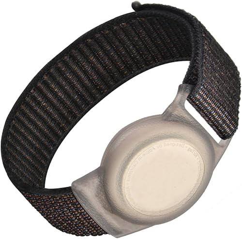 Pulsera AirTag para niños, compatible con Apple AirTag, funda protectora para Air Tag GPS, soporte ajustable antipérdida de reloj para niños mayores