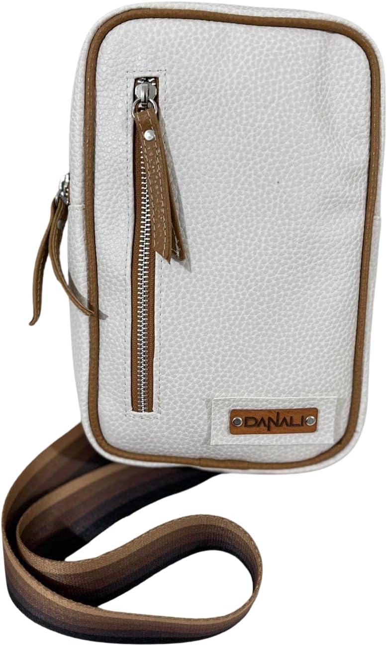 GenericGenuine Leather Crossbody Fanny Pack Handmade with Adjustable Strap & Multiple Pockets | Stylish Premium Quality Sling Bag Men & Women