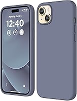 Vista 11 de Compatible con iPhone 15, funda de silicona líquida, funda protectora de cuerpo completo a prueba de golpes [forro de microfibra suave], funda Azul