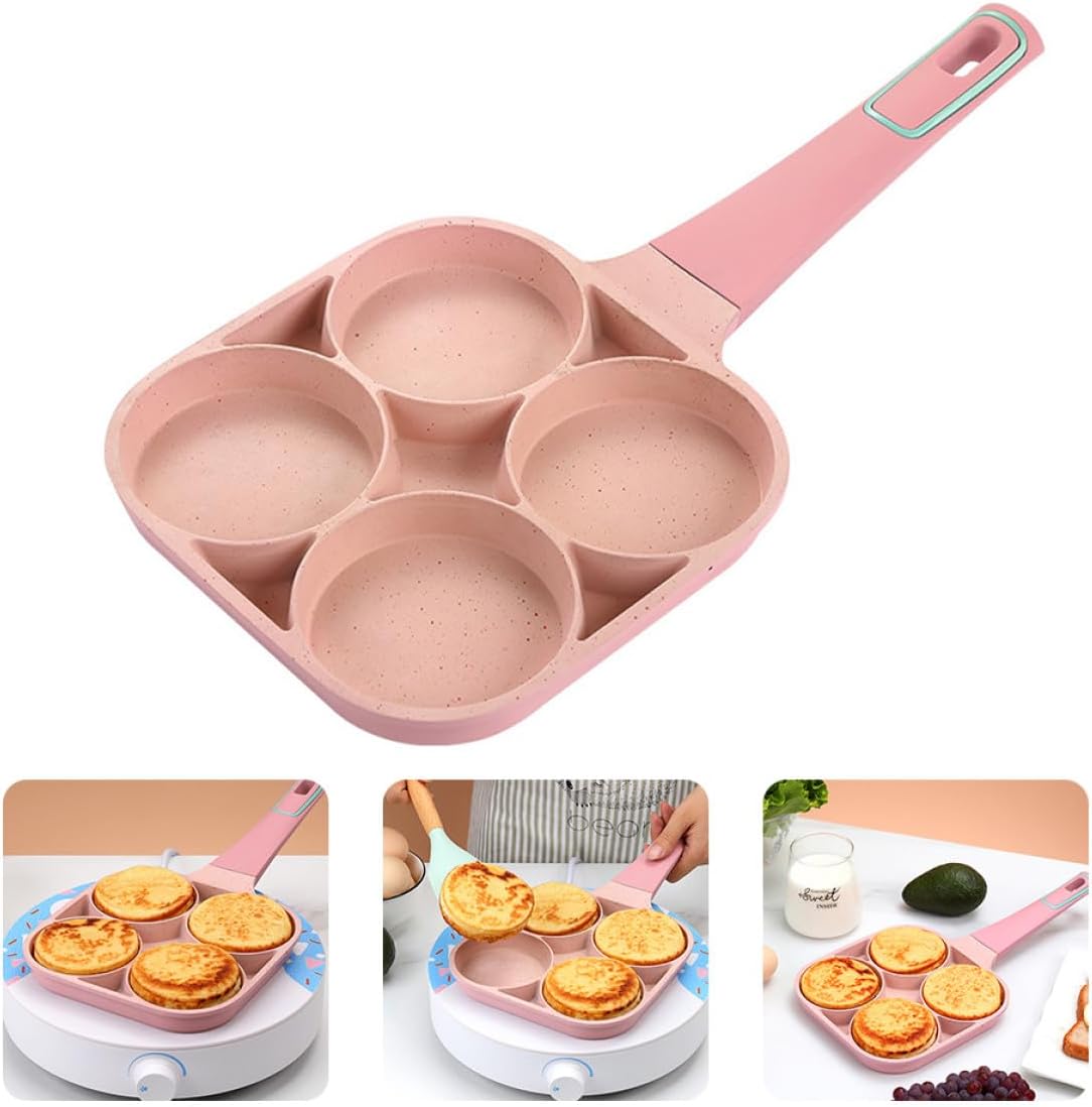 Nonstick Egg Frying Pan Compact Lightweight Omelette Maker for Breakfast Sandwiches and More Reusable Design for Easy Cooking and Storage