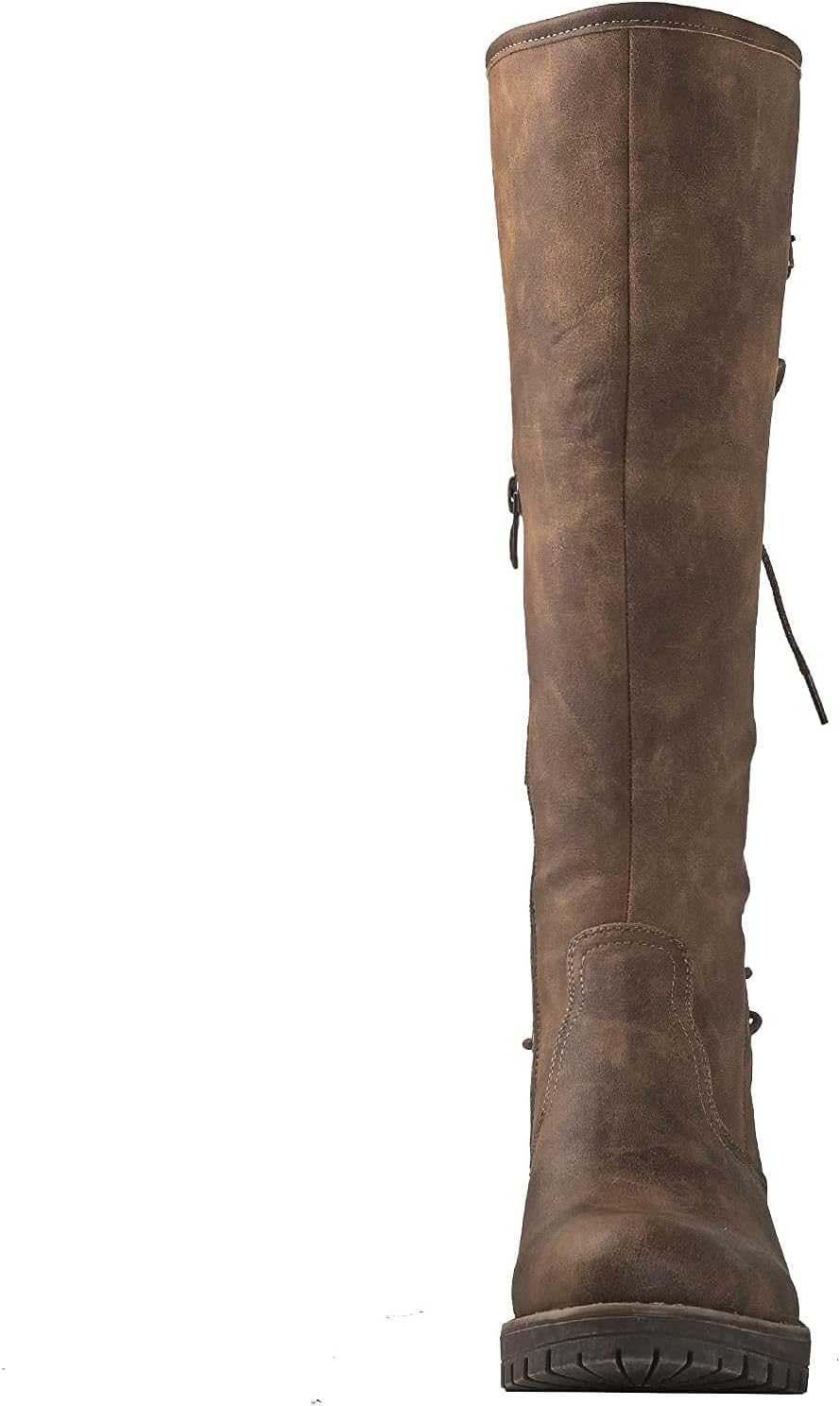 GLOBALWIN Women's Lace Up Back Knee High Fashion Boots - Image 4