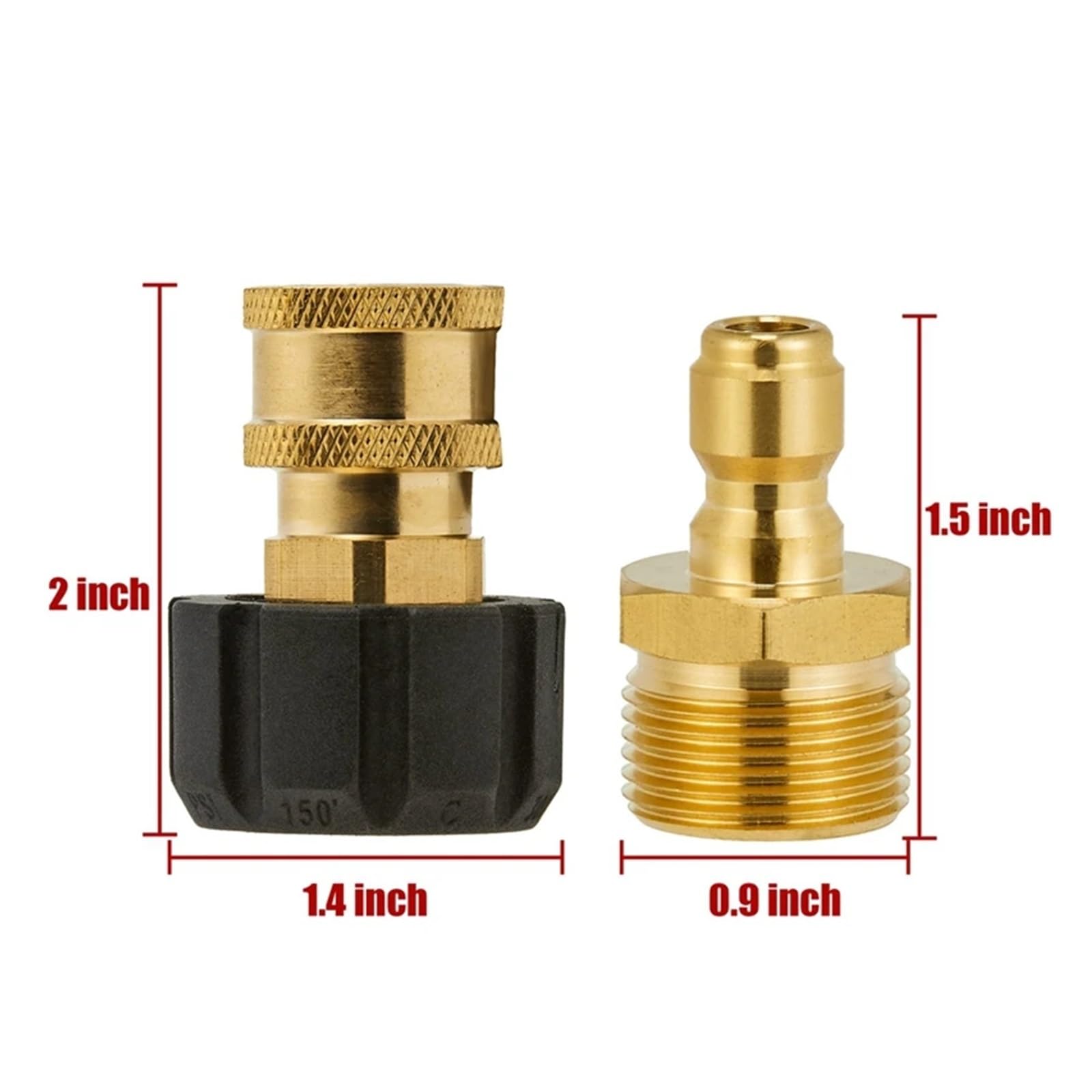 Kupfer-Hochdruckreiniger-Adapter-Set