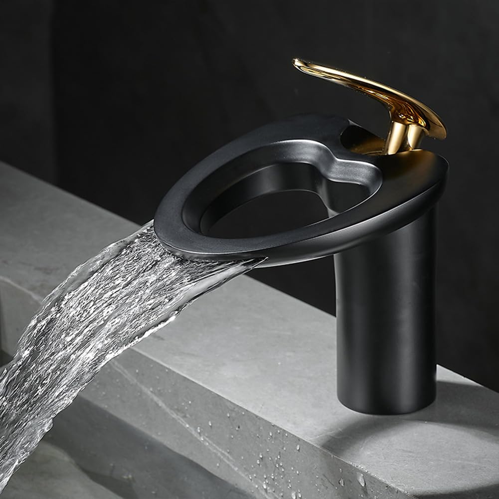 Robinet mitigeur eau chaude froide en laiton avec tuyaux de raccordement standard